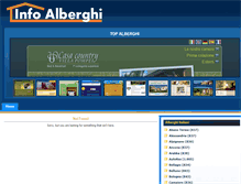 Tablet Screenshot of infoalbergo.org